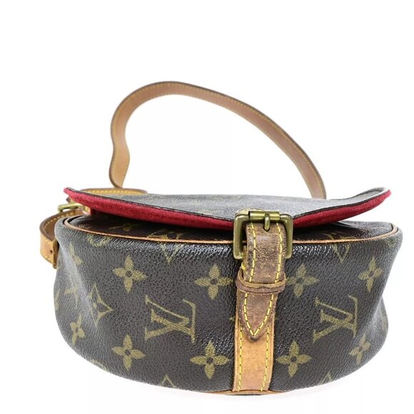 LOUIS VUITTON LV Tambourine Shoulder Bag Monogram Leather Brown - Picture 6 of 16